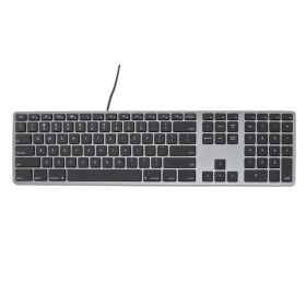 Matias - Tastiera cablata RGB US QWERTY - Grigio siderale
