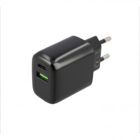 Musthavz Power Delivery - Caricatore 20 Watt USB-A e USB-C - Nero