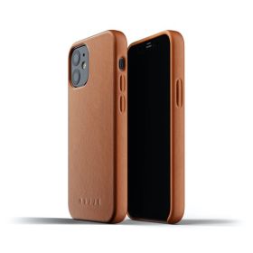  Mujjo - Custodia in Pelle per iPhone 12 Mini - Marrone