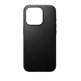 Nomad - Cover in pelle Modern Leather Magsafe per iPhone 15 Pro Max - Nero