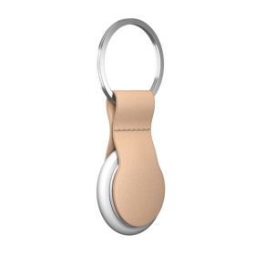 Nomad - Custodia portachiavi in pelle per AirTag - Natural