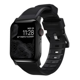 Nomad Rugged - Cinturino Sportivo per Apple Watch 42mm / 44mm / 45mm / 49mm - Nero