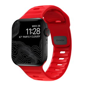Nomad - Cinturino Sport Limited Edition per Apple Watch Ultra 42mm / 44mm / 45mm / 49mm - Night Watch Red