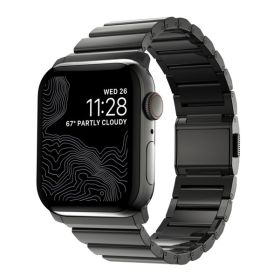 Nomad - Cinturino in Acciaio inossidabile per Apple Watch 42mm / 44mm / 45mm / 49mm- Grafite