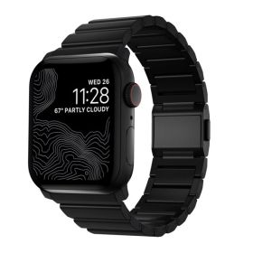 Nomad - Cinturino in Titanio per Apple Watch 42mm / 44mm / 45mm / 49mm - Nero