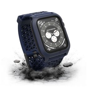 Catalyst - Custodia di Protezione dagli Urti per Apple Watch 44 mm (SE/6/5/4) - Blu Notte