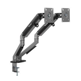 Ranqer - Supporto per monitor Pro con braccio doppio - Space Gray