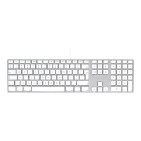 Apple Wired Keyboard USB Numeric Keypad QWERTY Bianco