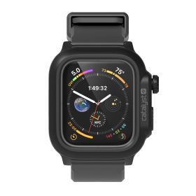 Catalyst - Custodia Impermeabile per Apple Watch 44mm (SE/6/5/4) - Nero / Grigio
