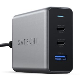 Satechi - Adattatore Compact USB-C 100W - Space gray