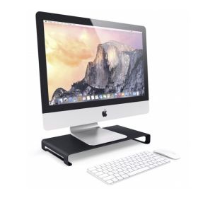 Satechi - Supporto in alluminio per iMac e Macbook - Nero