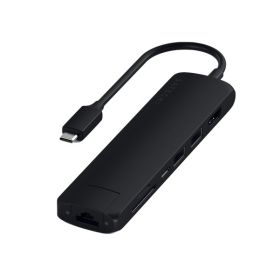 Satechi - Adattatore Multiporta USB-C Slim - Nero