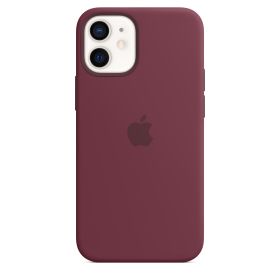 Apple - Cover MagSafe in Silicone per iPhone 12 Mini - Plum