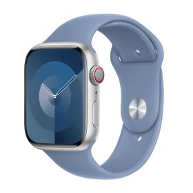 Apple Sport Band - Cinturino per Apple Watch 42mm / 44mm / 45mm / 49mm - Winter Blue M/L 