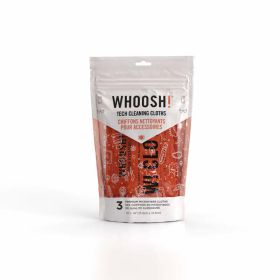 Whoosh - Panno per pulizia monitor XL Tech Cleaning - 3 pezzi